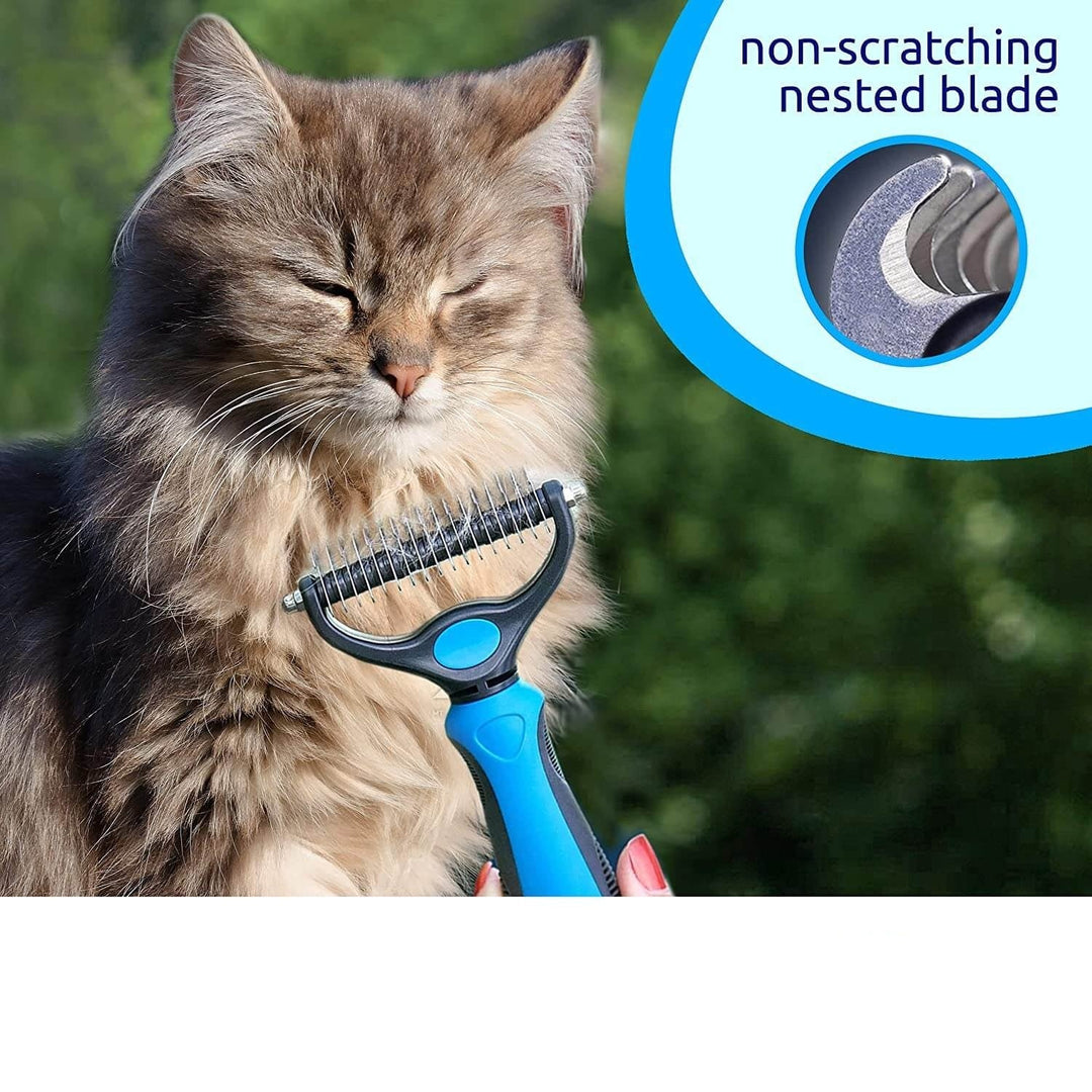 Double-Sided Pet Grooming Brush