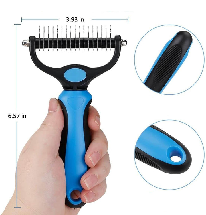 Double-Sided Pet Grooming Brush