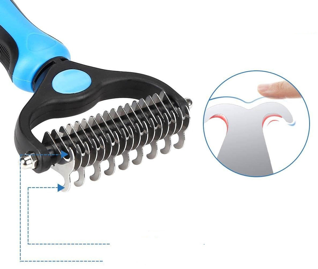 Double-Sided Pet Grooming Brush