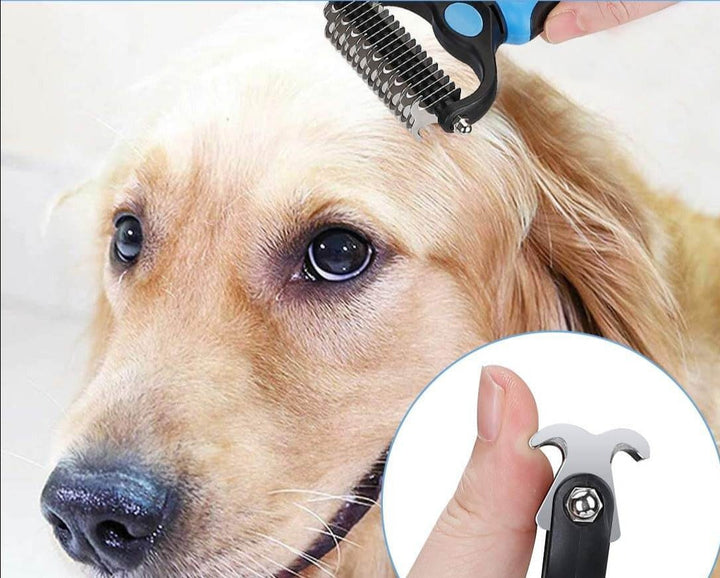 Double-Sided Pet Grooming Brush