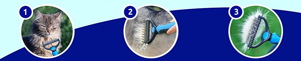 Double-Sided Pet Grooming Brush