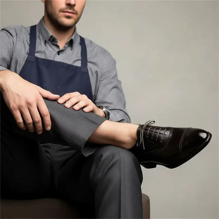 Men’s Leather Oxford Brogue Shoes | Classic Style