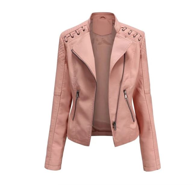 Leather Jacket for Women | Biker Style Coat