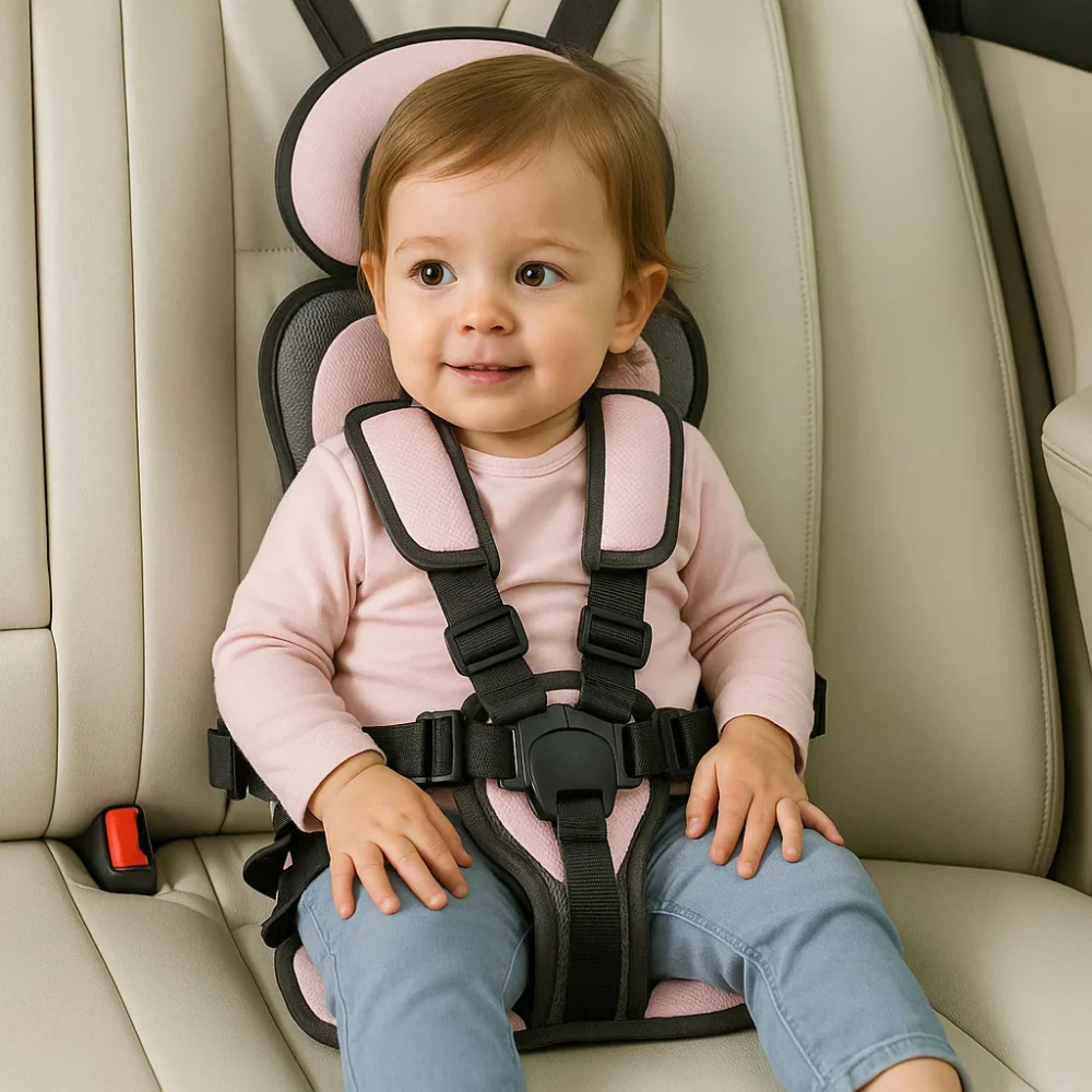 Travel Booster Seat | Comfortable & Portable Child Car Seat for Ages 1–14