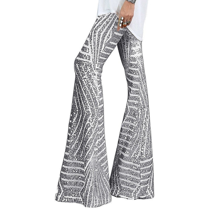 Women’s Sequin Flare Pants | Party Ready