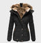Slim-Fit Women’s Winter Jacket with Hood
