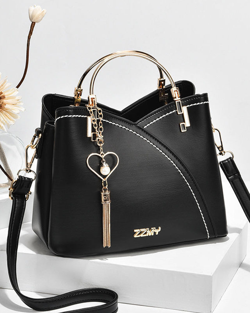 Spacious Tote with Multiple Compartments & Adjustable Strap