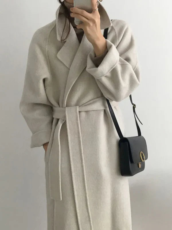 Women's Wool-Blend Maxi Winter Coat