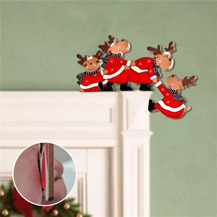 Christmas Closet & Shelf Decoration | Wooden Ornament