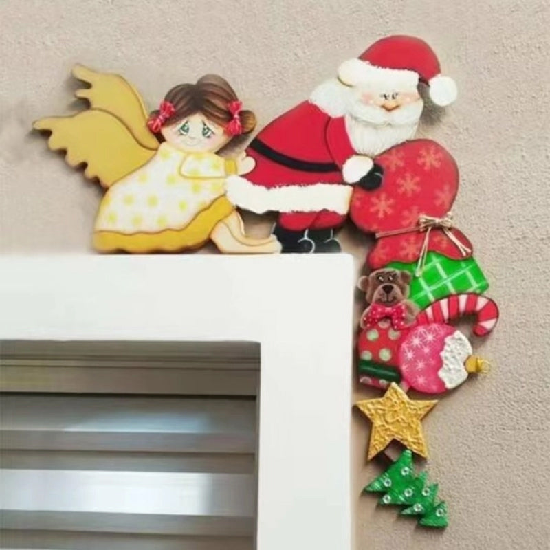 Christmas Closet & Shelf Decoration | Wooden Ornament