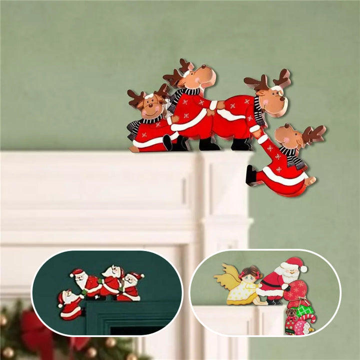 Christmas Closet & Shelf Decoration | Wooden Ornament