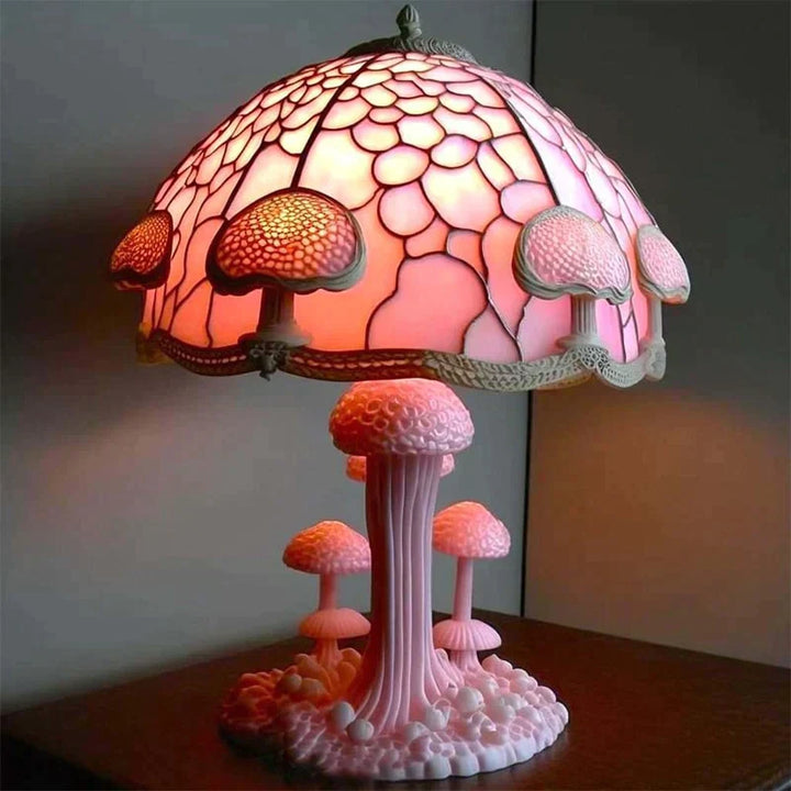 Stained Glass Table Lamp | Colorful Artistic Home Decor