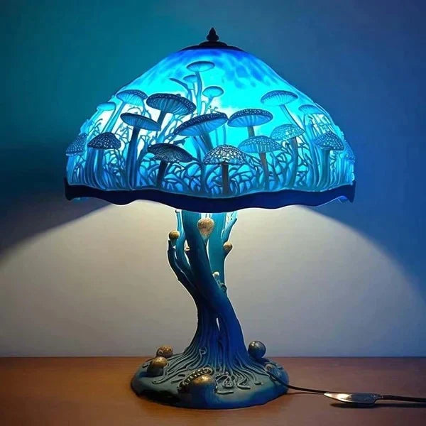 Stained Glass Table Lamp | Colorful Artistic Home Decor