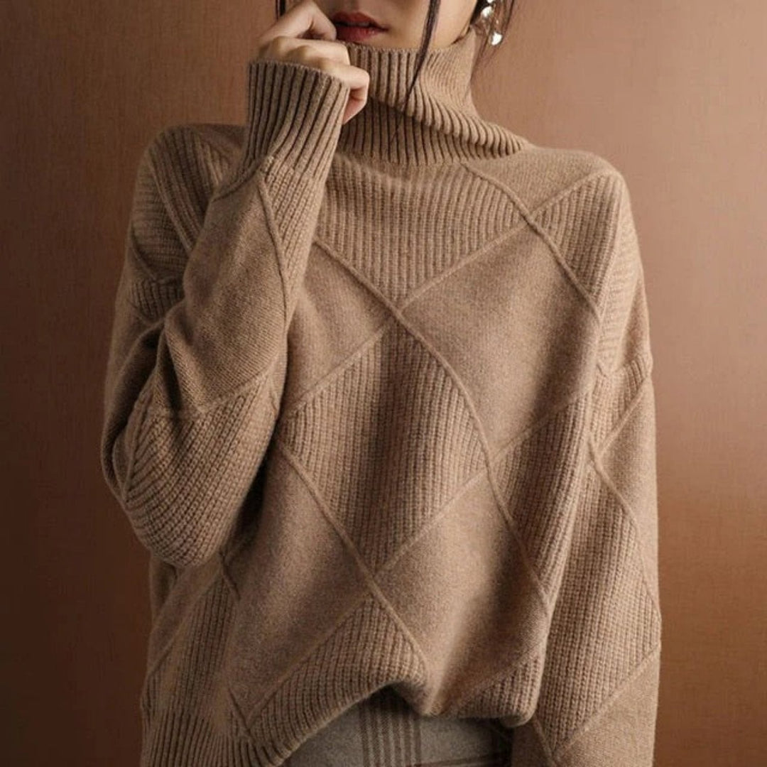 Elegant Women's Turtleneck Sweater | Warm & Cozy