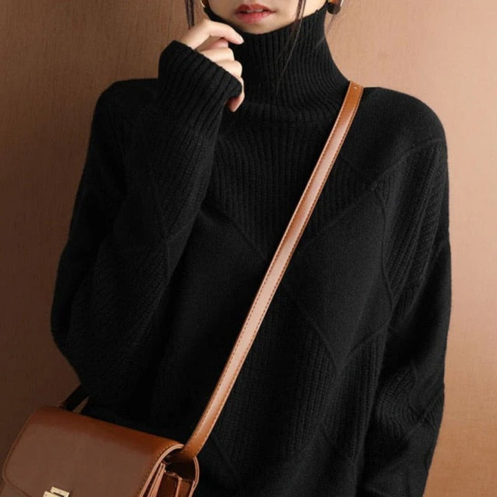 Elegant Women's Turtleneck Sweater | Warm & Cozy