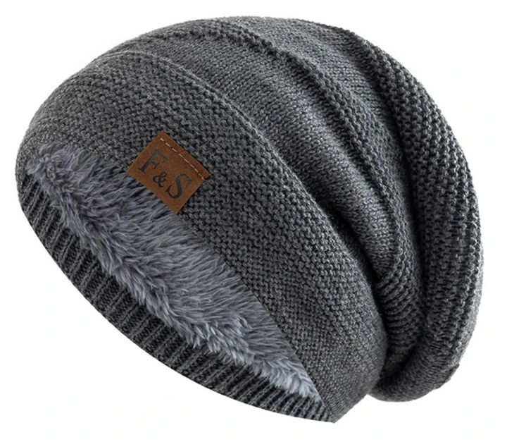 Fleece-Lined Winter Beanie | Warm & Soft Knit Hat