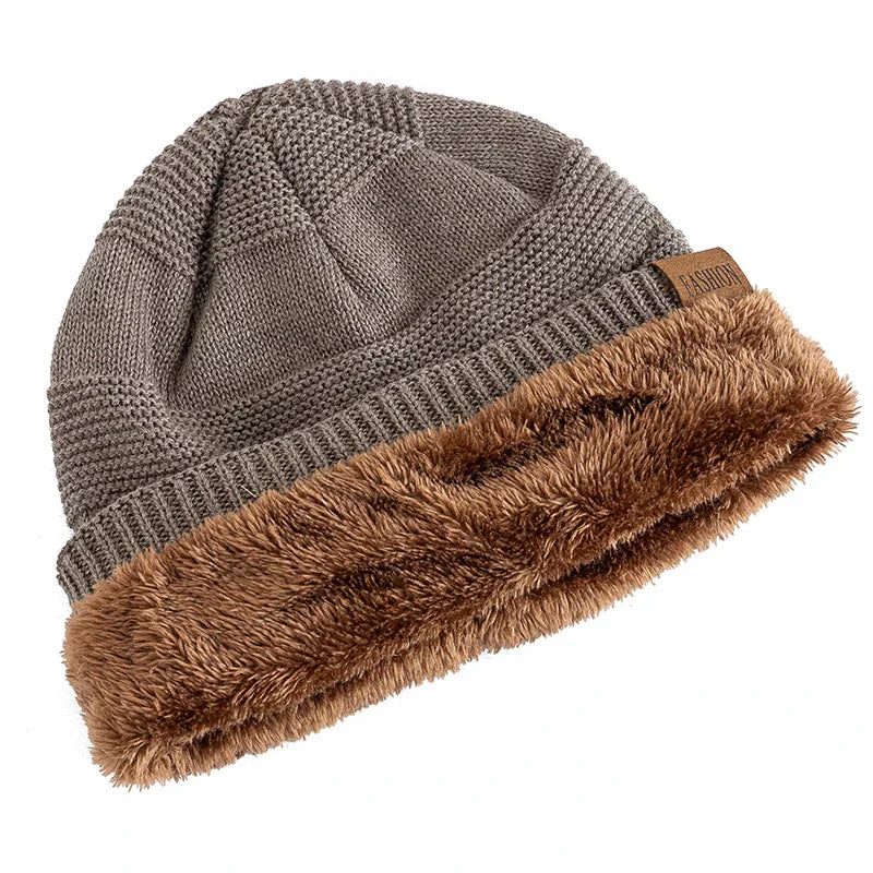 Fleece-Lined Winter Beanie | Warm & Soft Knit Hat