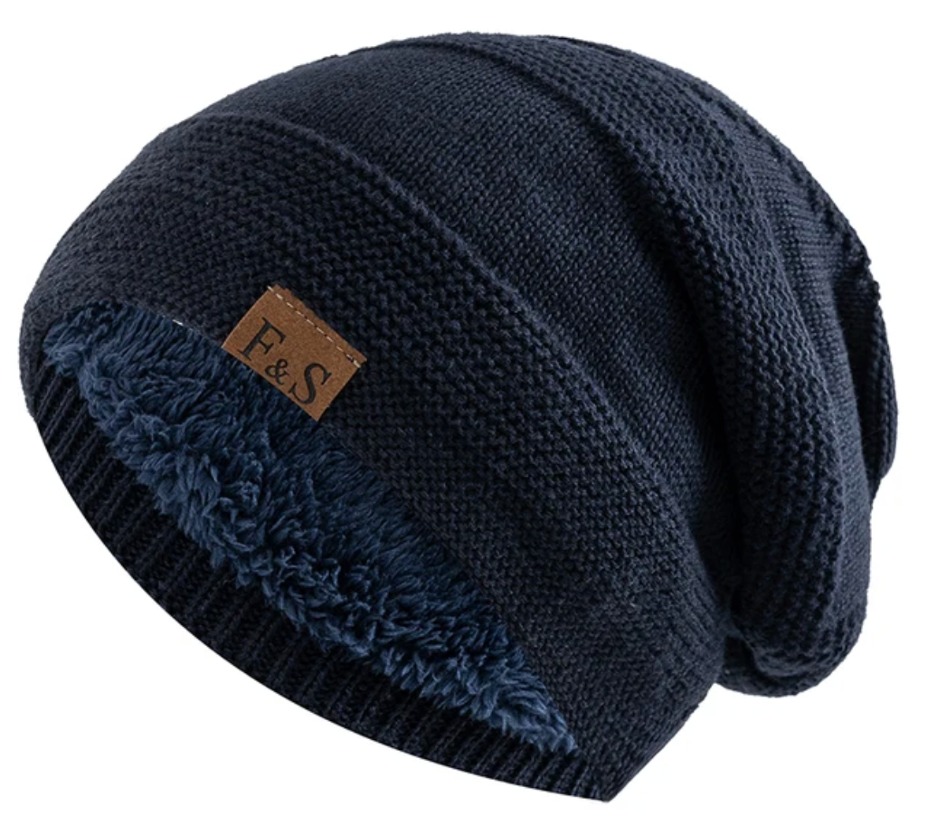 Fleece-Lined Winter Beanie | Warm & Soft Knit Hat