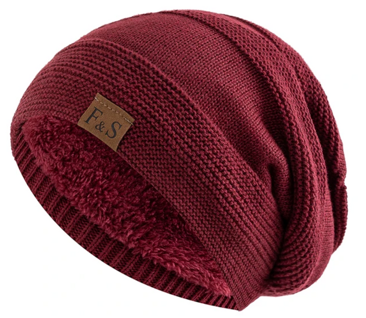 Fleece-Lined Winter Beanie | Warm & Soft Knit Hat