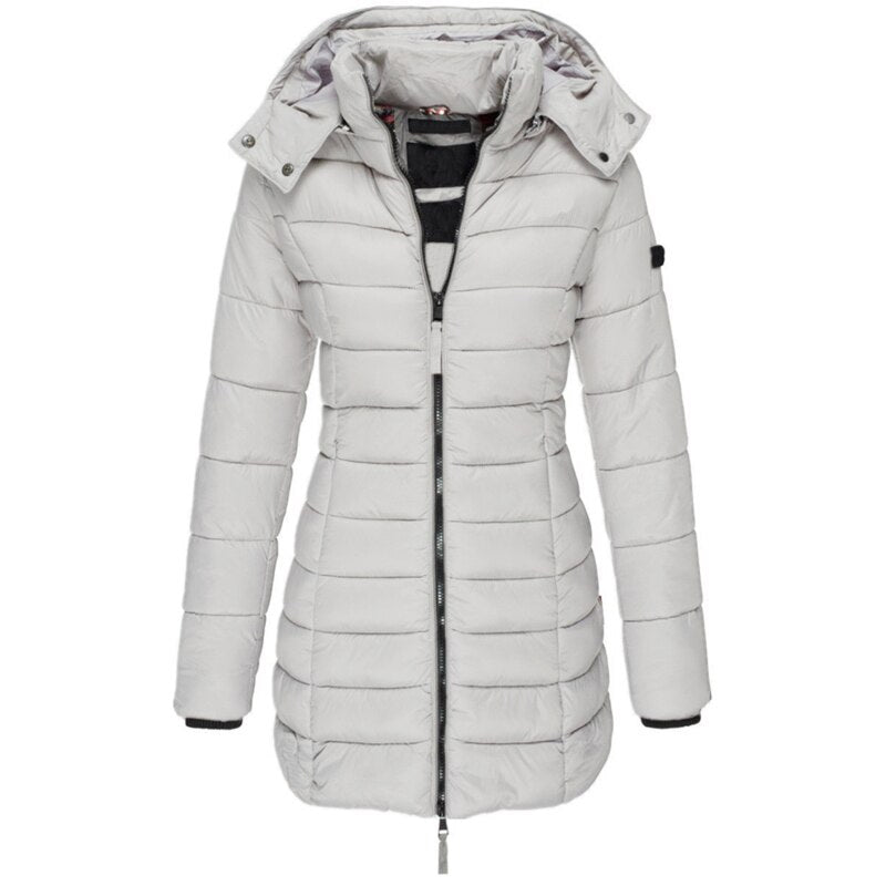 Women’s Hooded Down Jacket | Warm Winter Coat with Insulated Fill