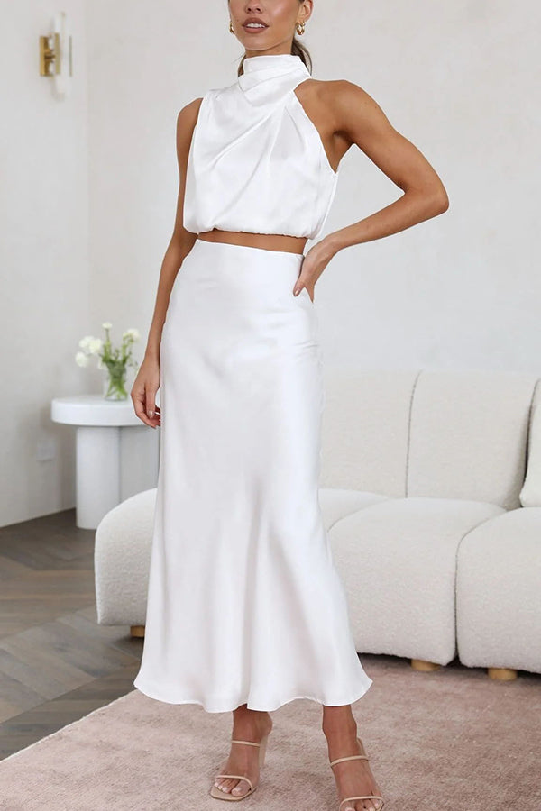 Velira | Satin Two-Piece Set for Women