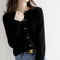 Women’s Soft-Knit Cashmere Button-Up Cardigan