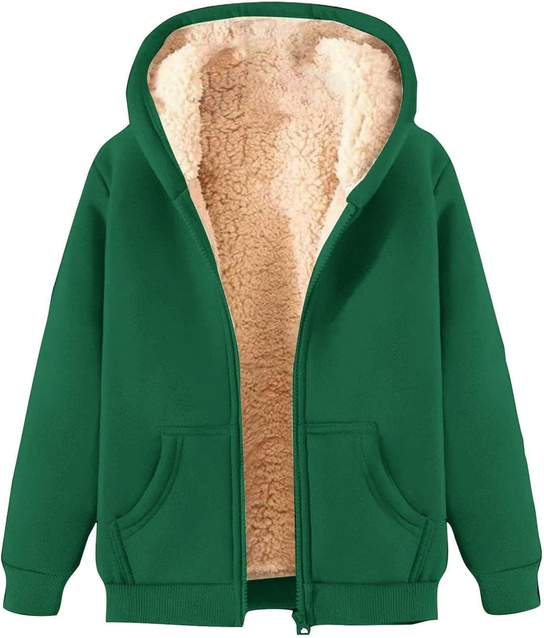 Women’s Fleece Zip Hoodie | Cozy Warm Winter Sweatshirt